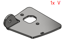 ST3156 Beslag forlygte Venstre C2/C3