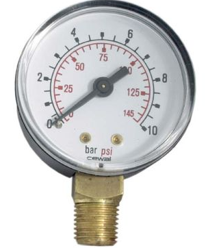 RED3460 Manometer_0-6 bar_Ø50 Weed Control