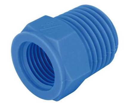 PF1021 Nippelmuffe 1/2"-1/4" plast