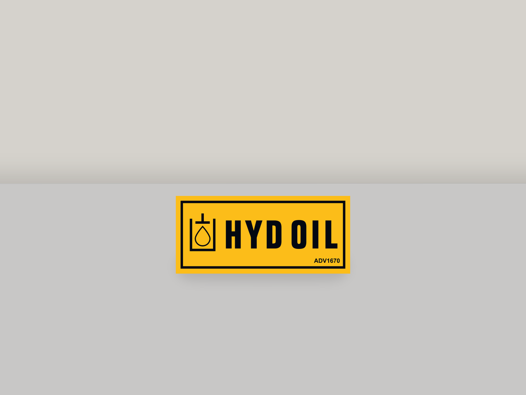 ADV1670 Info, Hyd. Oil