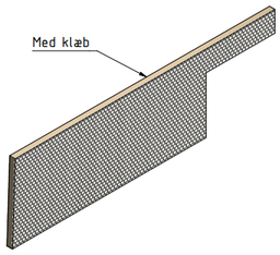 DIV1133 Beklædning Ven. forrude C2/C3