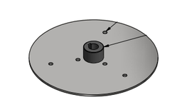 FS9671 Flange til sidebørster